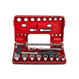 Sidchrome 18 Piece (Metric) 3/8